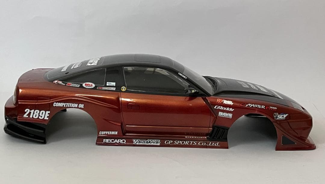 ヨコモ 1/10 RC用 180SX 電飾・プラパーツ付塗装済完成品 ボディのみ