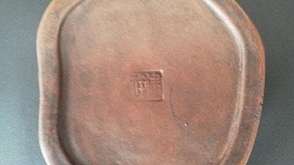 ＊中国古美術/朱泥紫砂梅花紋茶壺（底款：不明）