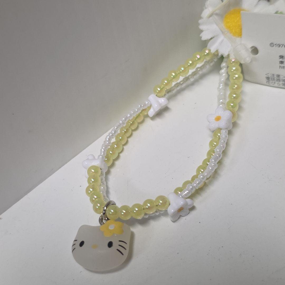 ハローキティ　マーガレット　ストラップ　フィギュア　サンリオ　新品　レトロ　レア
