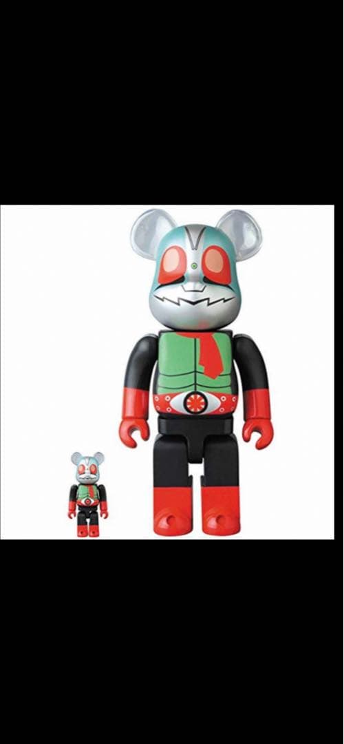 ベアブリック 仮面ライダー 新2号！100% & 400%セット