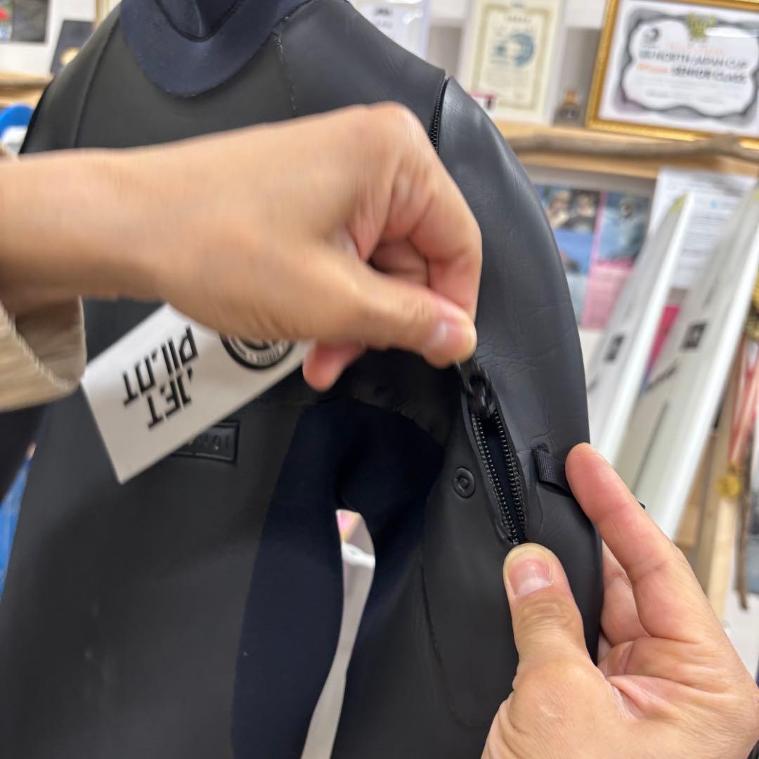 ウェットスーツ　セミドライ ブラック/Mグレー