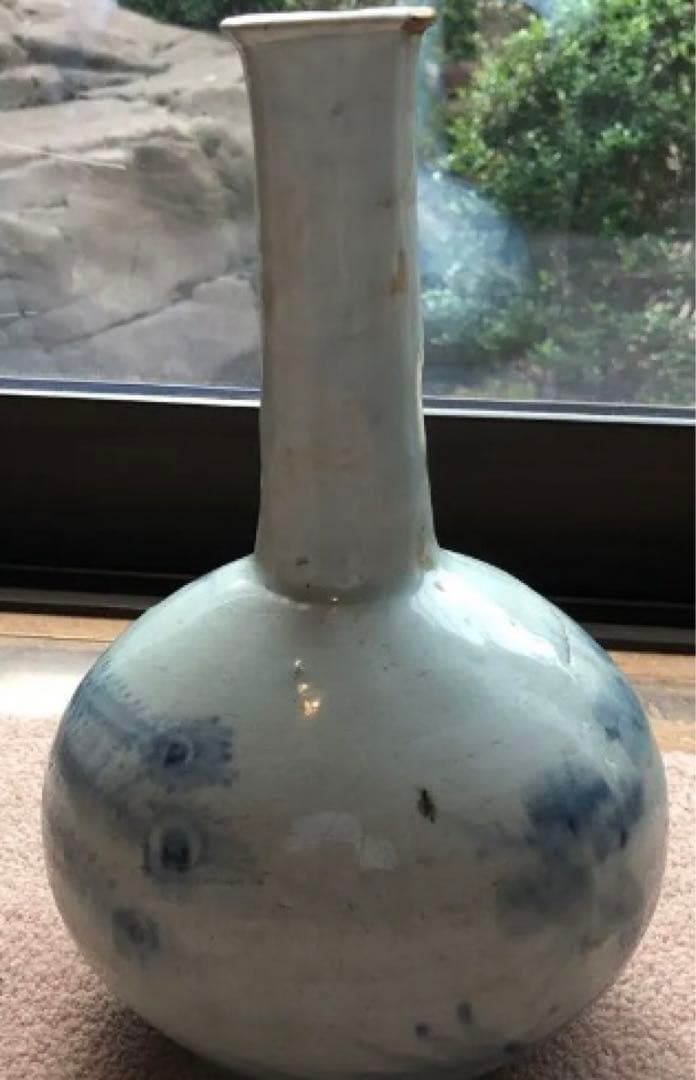 ジロー　古伊万里　首長瓶　鑑定済