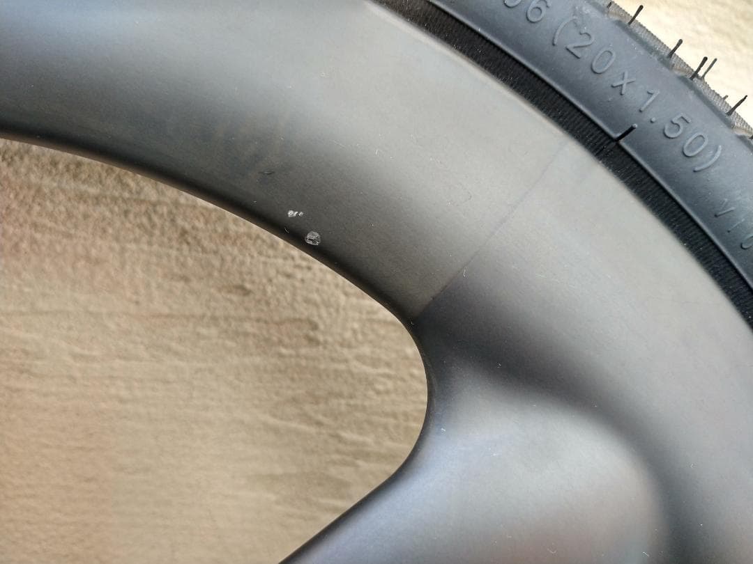 ICAN カーボンバトンホイール前後セット 20インチ451ディスクブレーキ用