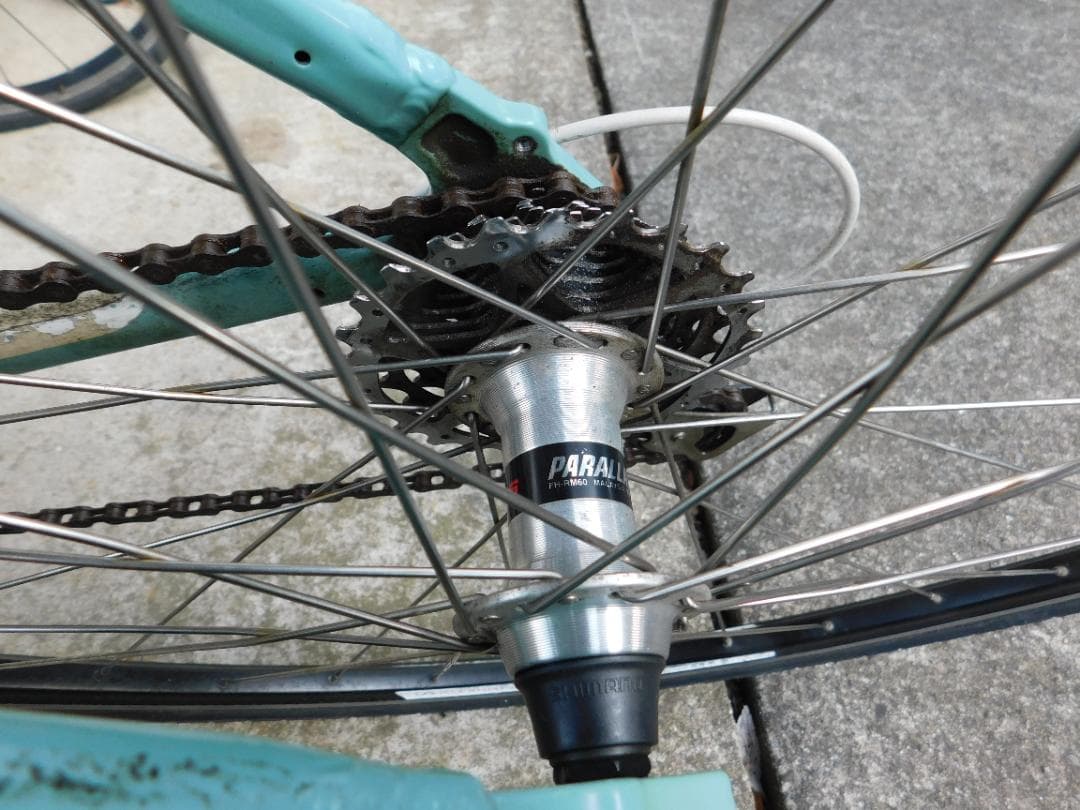 「 　」　　ビアンキ スポーツ　シエロ　ギア　タイヤ、ブレーキOK