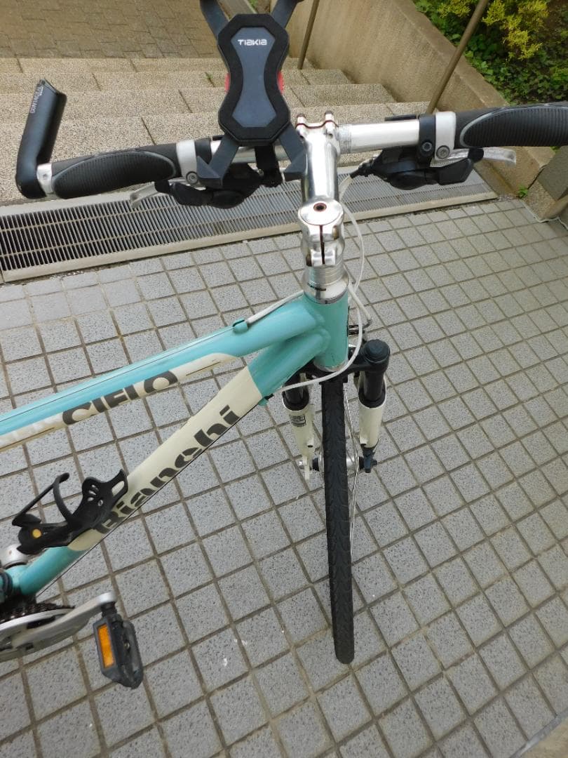 「 　」　　ビアンキ スポーツ　シエロ　ギア　タイヤ、ブレーキOK