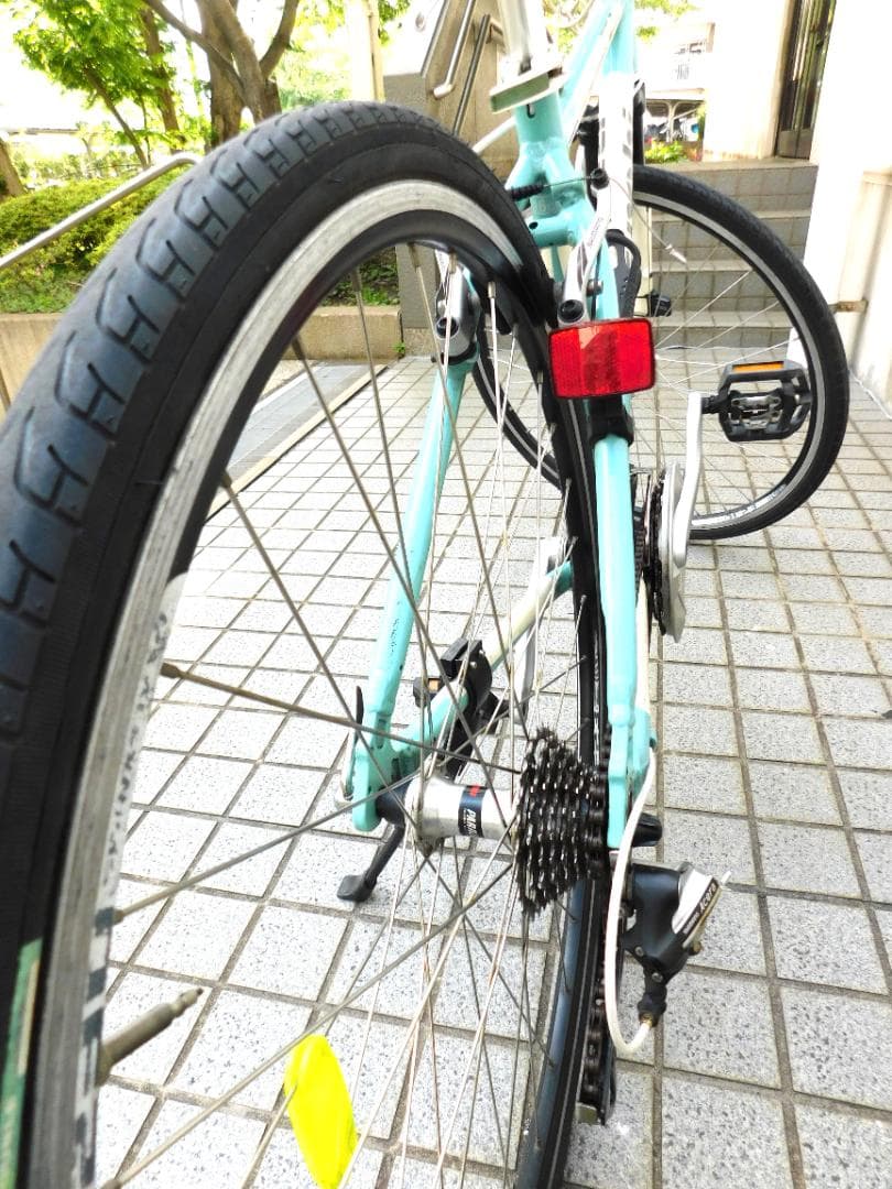 「 　」　　ビアンキ スポーツ　シエロ　ギア　タイヤ、ブレーキOK