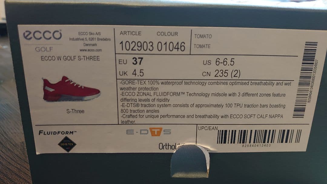 エコーeccoゴルフシューズ　23.5㎝