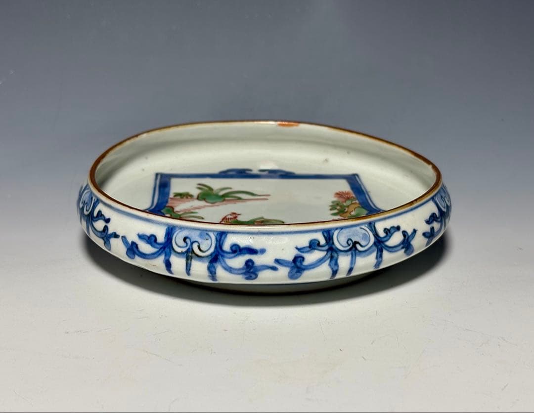 「柿右衛門」鶏文小皿 (完品)