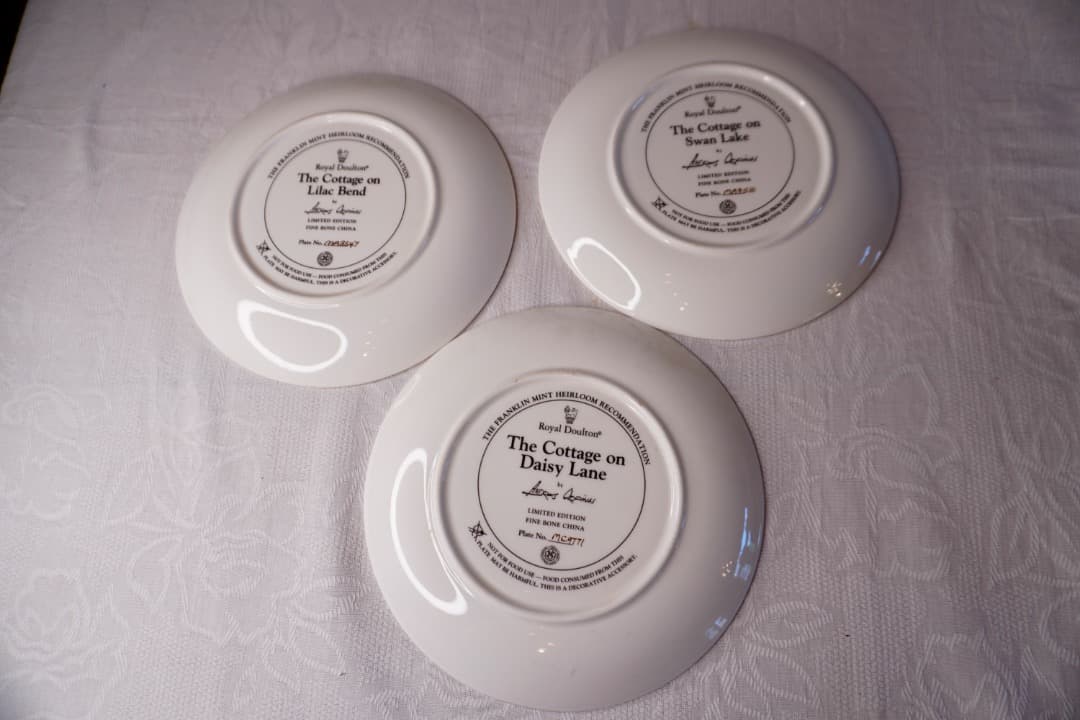 Franklin Mint   絵皿 3枚セット