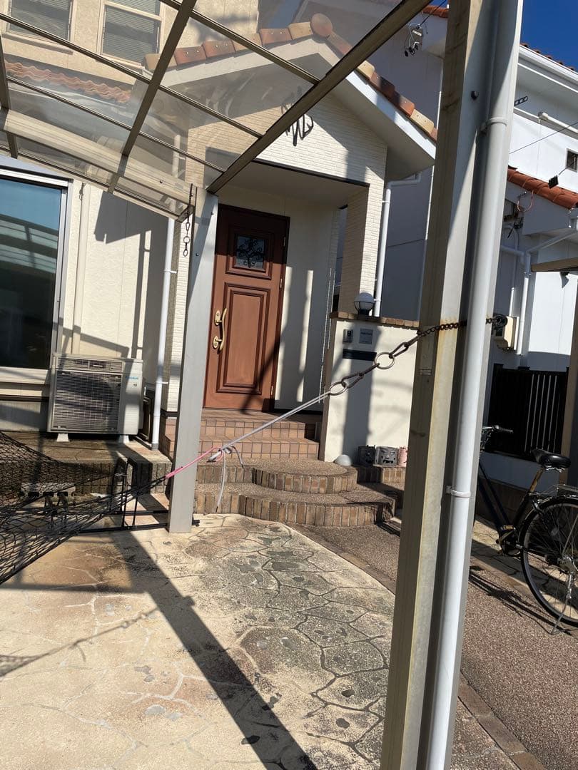 値下げ★バッティングネット 練習用具 【自宅のカーポートをご利用して設置出来る】