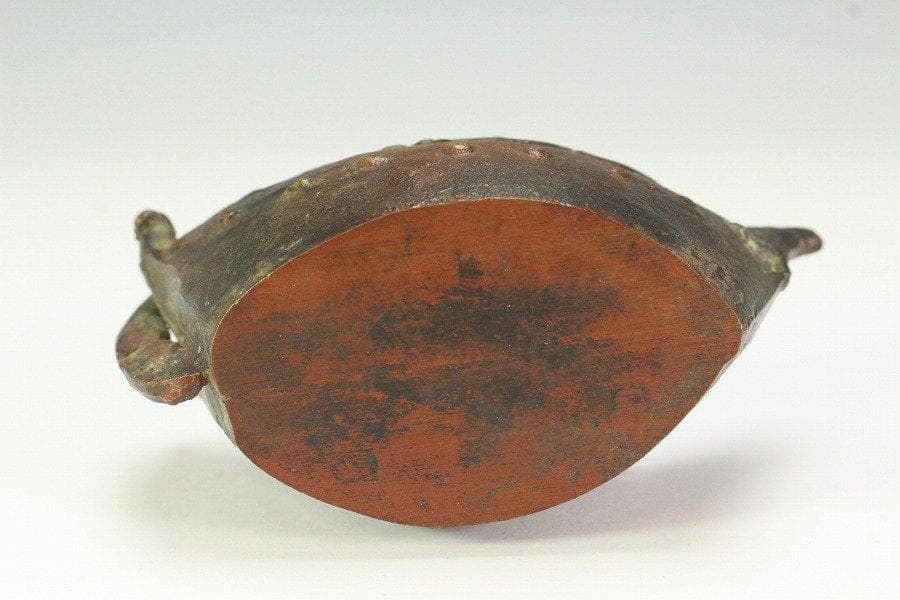 中国美術 古銅 唐物 舟人物 水滴 文房四宝 旧家蔵出