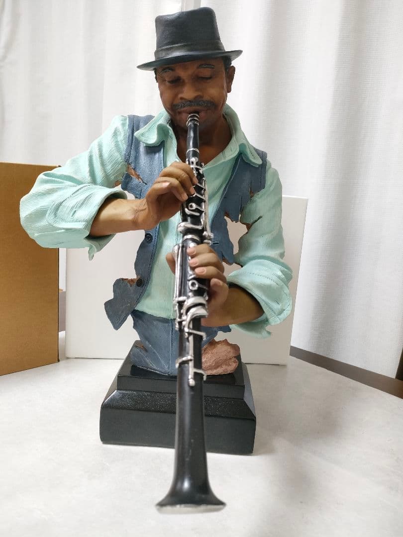 リアル　人形　ミュージック　JAZZ演奏者　BAR　飲食店などに　特大