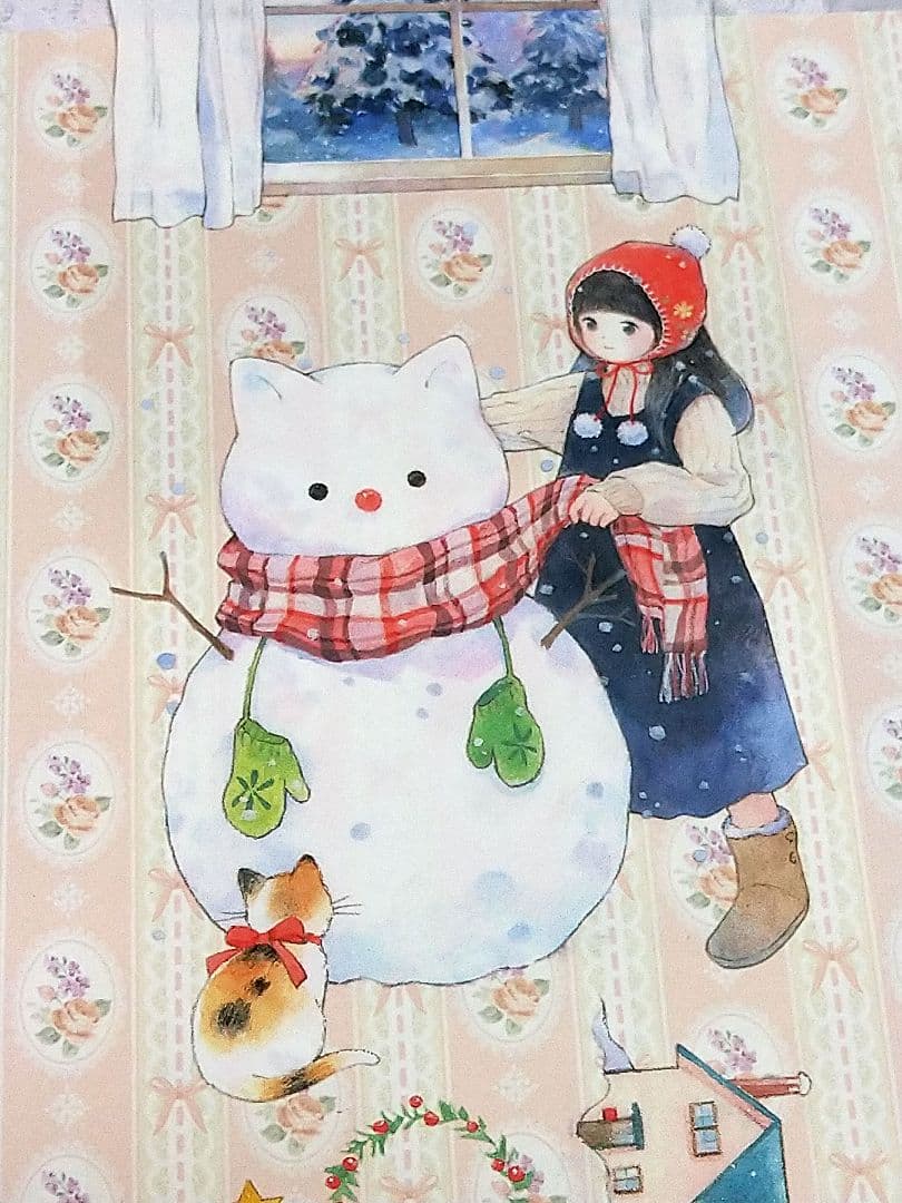 ✩のこり２✩J1033＃雪落的声音(PET)鲸落印象切り売り海外人物マステ女の子