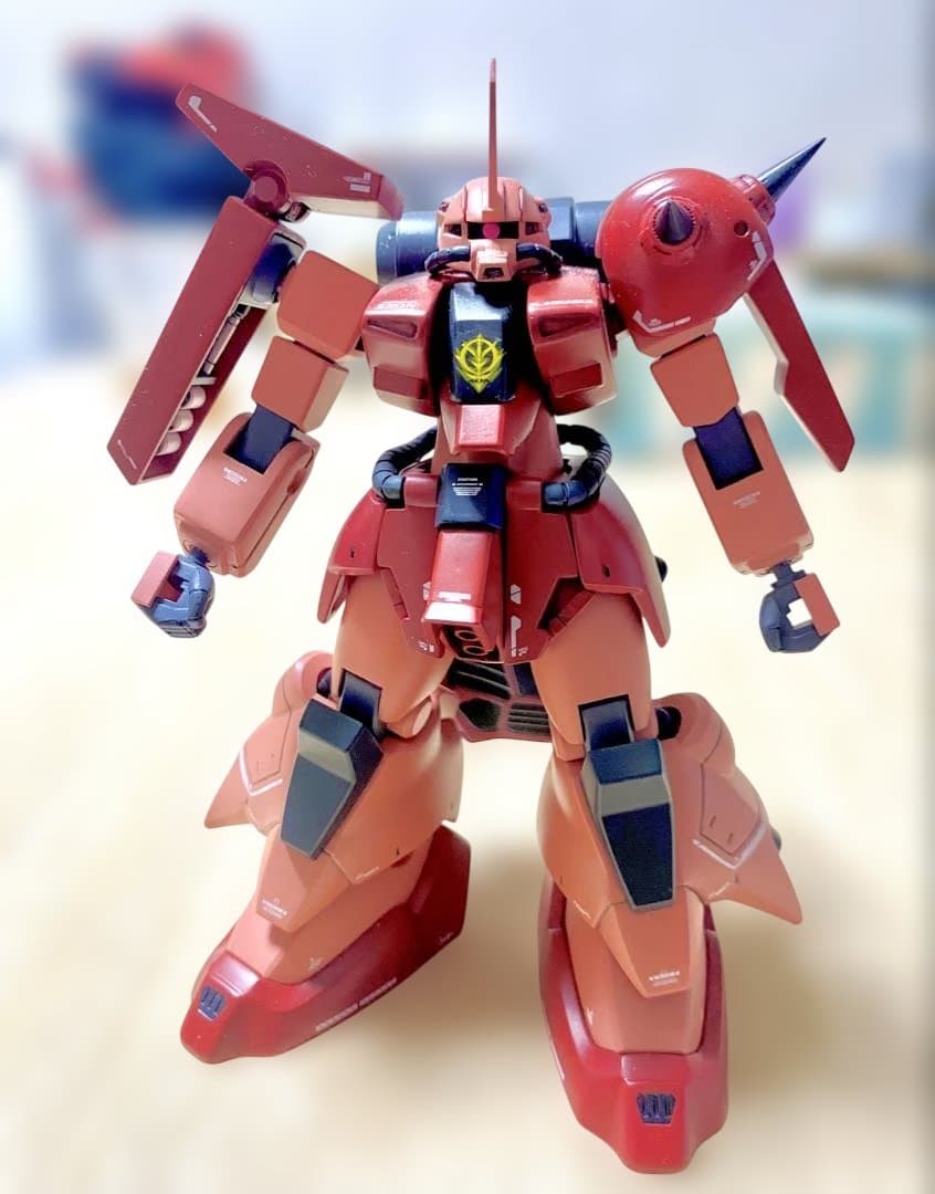 HGUC シャア専用　ザクIII改　トワイライトアクシズ　全塗装　完成品