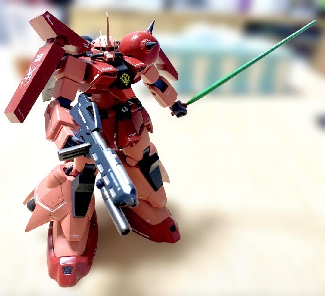 HGUC シャア専用　ザクIII改　トワイライトアクシズ　全塗装　完成品