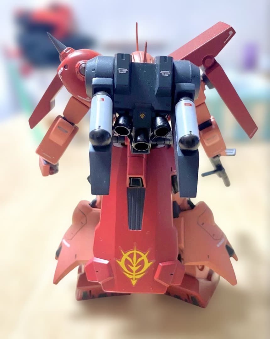 HGUC シャア専用　ザクIII改　トワイライトアクシズ　全塗装　完成品
