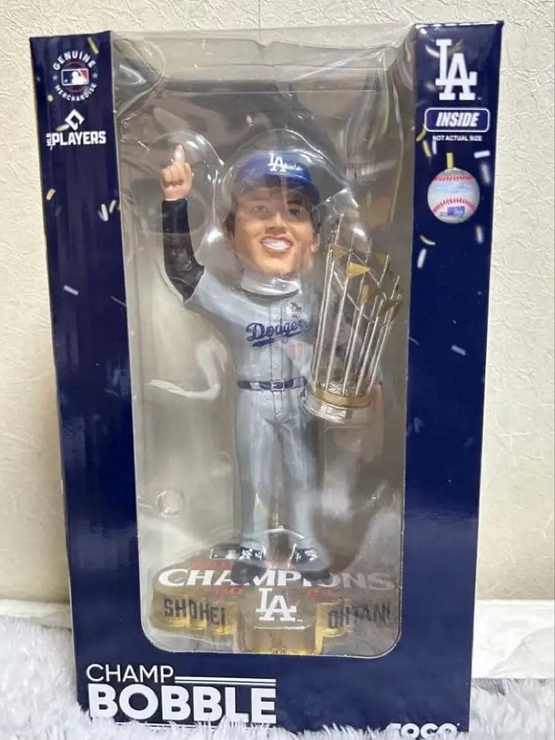 ワールドシリーズ優勝記念 CHAMP FOCOドジャース 大谷翔平ボブルヘッド