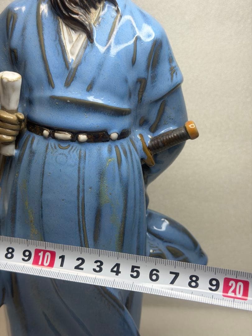 在庫処分‼️ 陶器 手工製作 高溫燒製 三国志人物 「曹操」