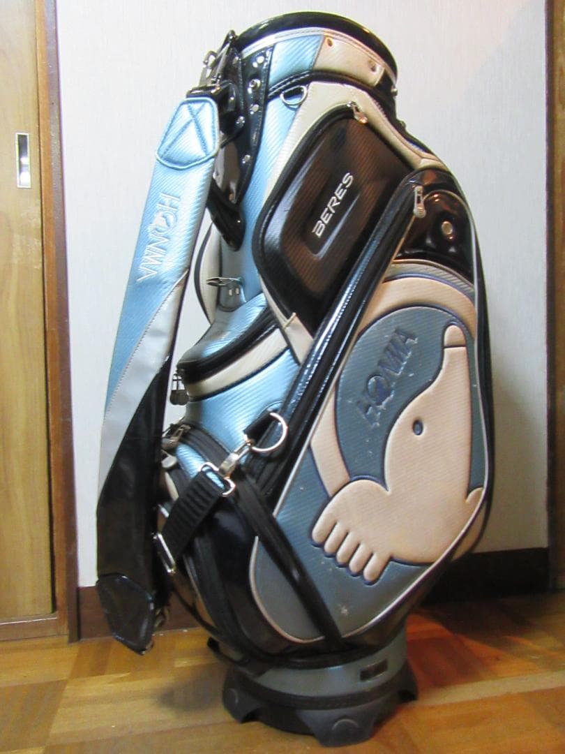 ★ホンマ★HONMA BERES★3点式★ゴルフバック★フードなし★水色★