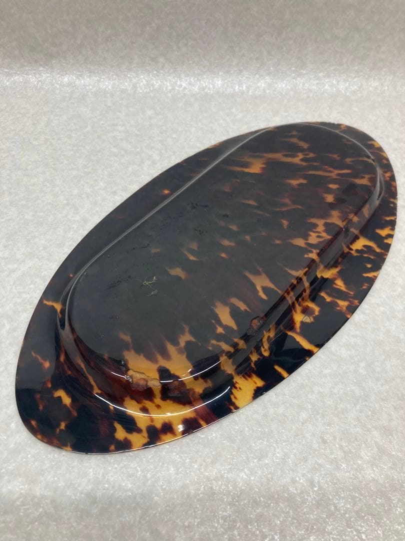 D0104）希少 中国古美術 文房具 水盤 鼈甲水盤 本鼈甲 天然べっ甲