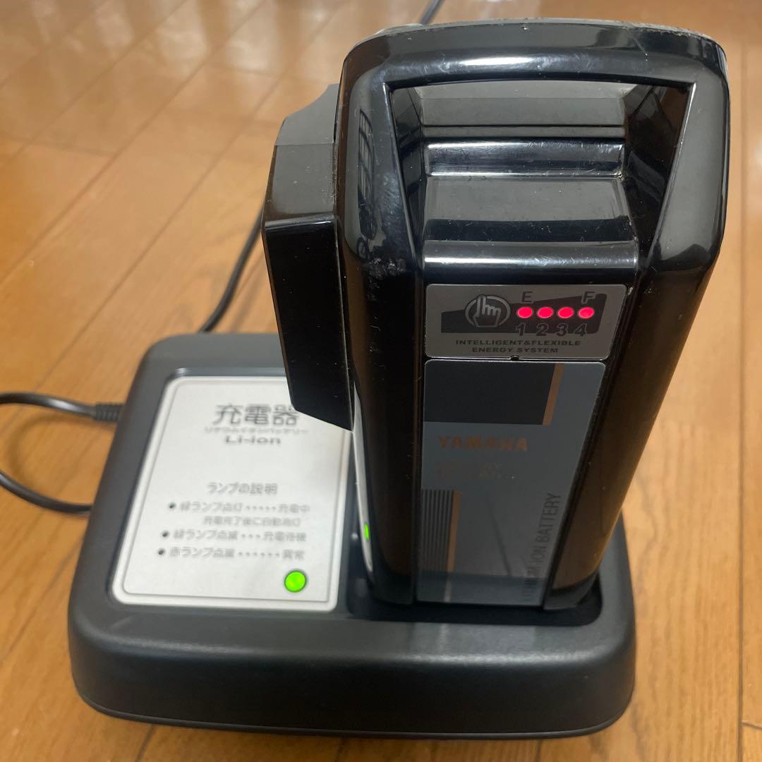 【all mom】ヤマハ 電動自転車 黒 キッズシート付き 子供乗せ