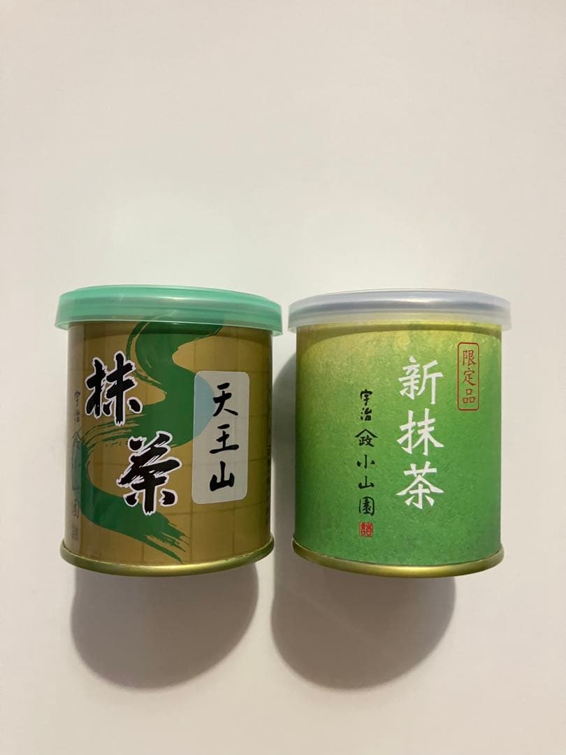 【山政 小山園】 抹茶2点セット 天王山(30g)と新抹茶若葉 30g（限定品）