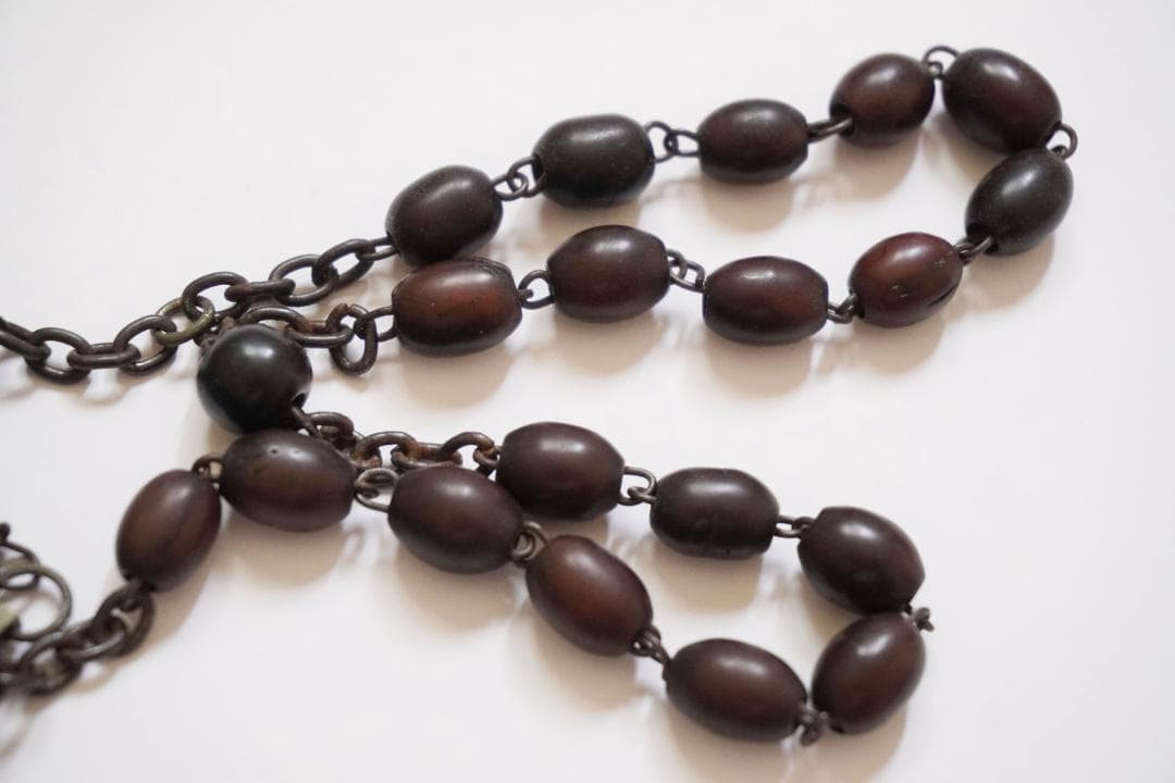 アンティーク★木製ロザリオ＆ブレスレットセット★ヴィンテージ