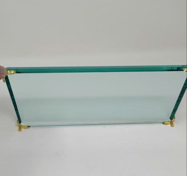 フォーカート ガラス製ドラゴン 龍 開運 金皇帝 FG40XS 金色の玉付き