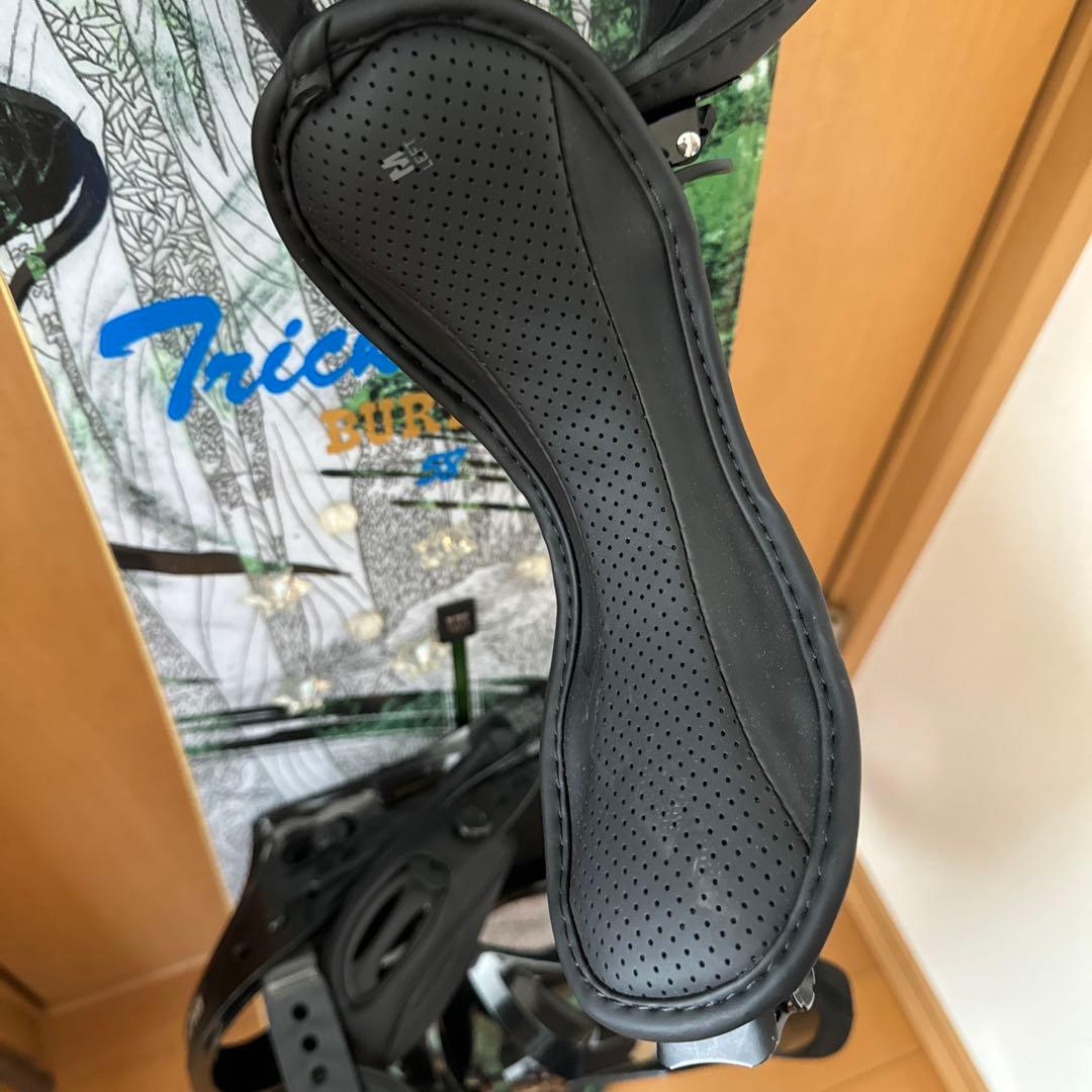 バートンスノーボードビンディングトリックポニーtrick pony送料込み158