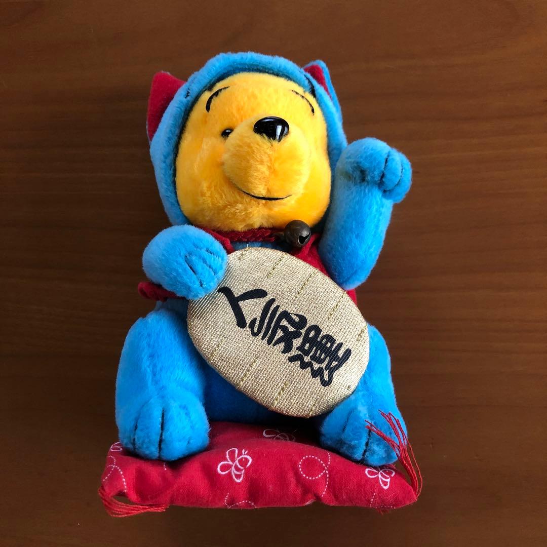 ぬいぐるみ　くまのプーさん（招き猫）【５個セット】