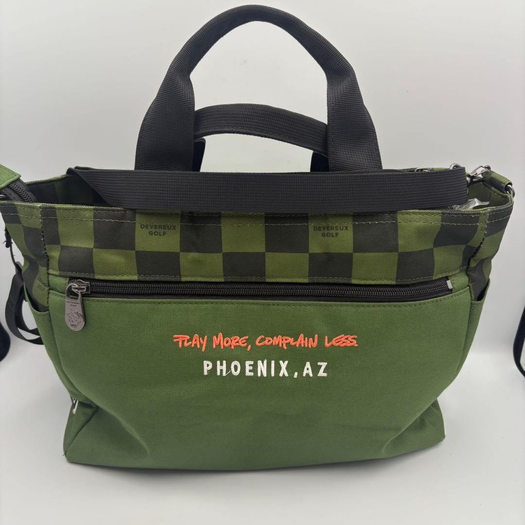 DEVEREUX GOLF スカルロゴ 2WAY トートバッグ ショルダー