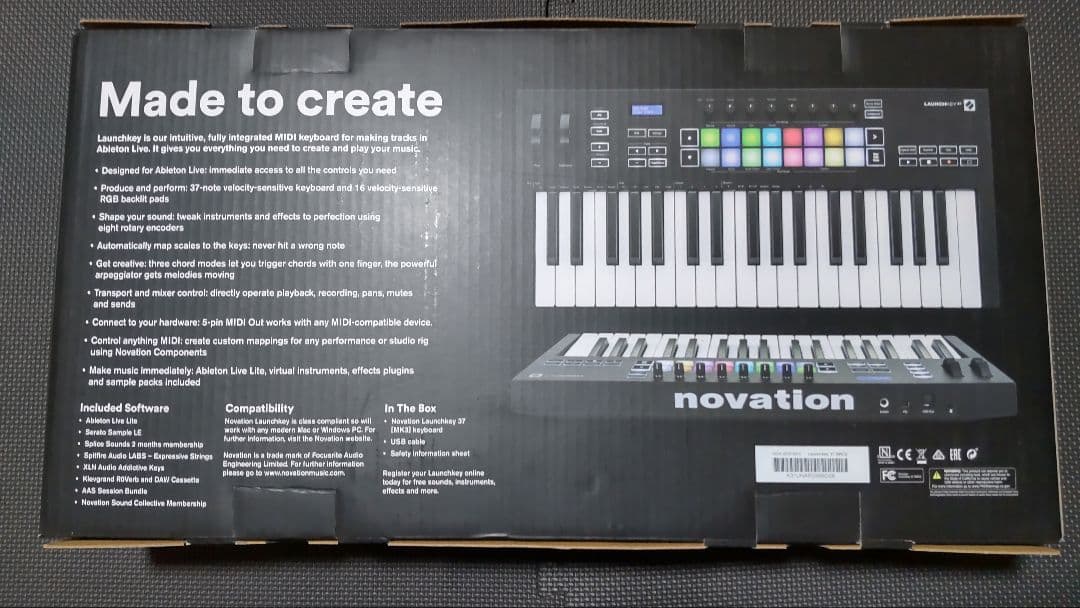 Novation ノベーション Launchkey37 MK3