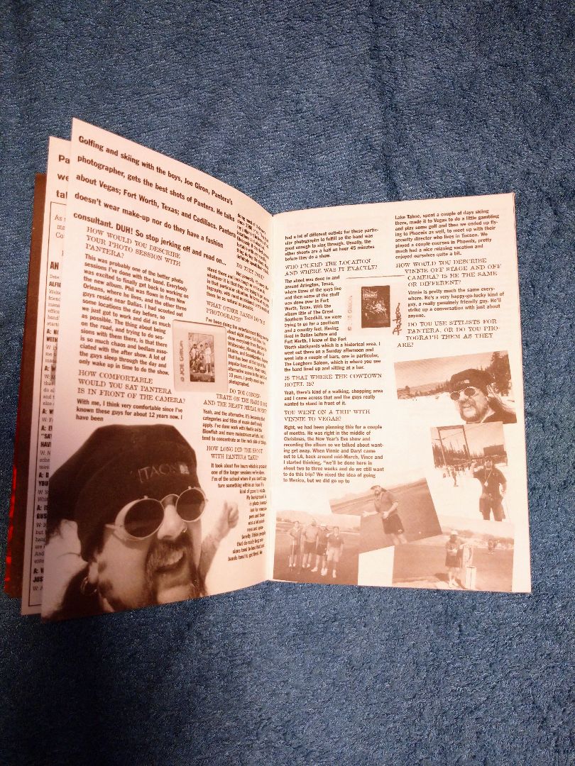 パンテラ PANTERA 直筆サイン 色紙 ポストカード ヴィンテージ