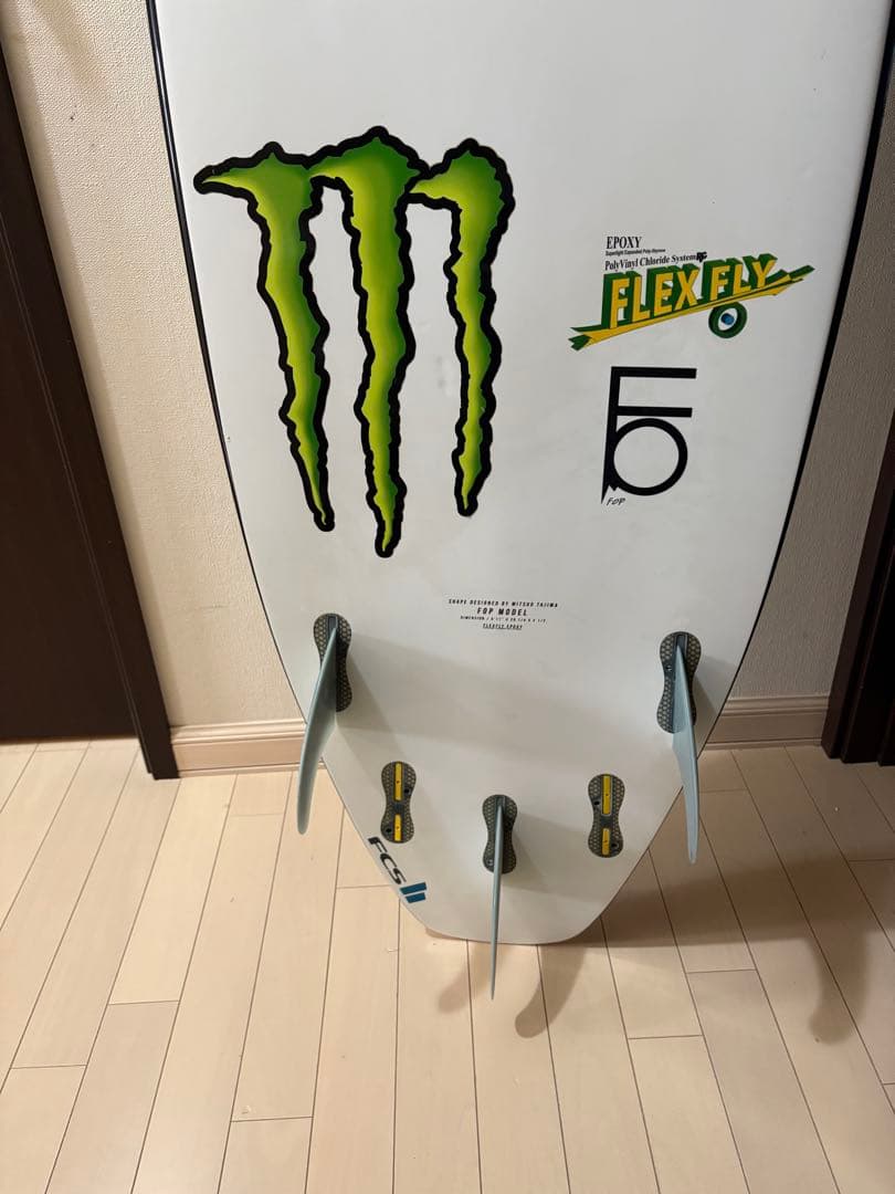 ジャスティス justice サーフボード フルセット フィン リーシュ ケース