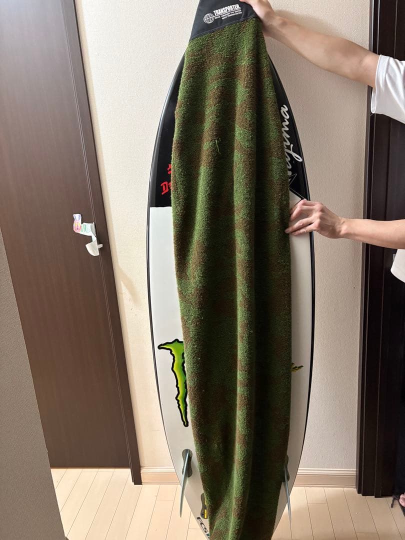 ジャスティス justice サーフボード フルセット フィン リーシュ ケース