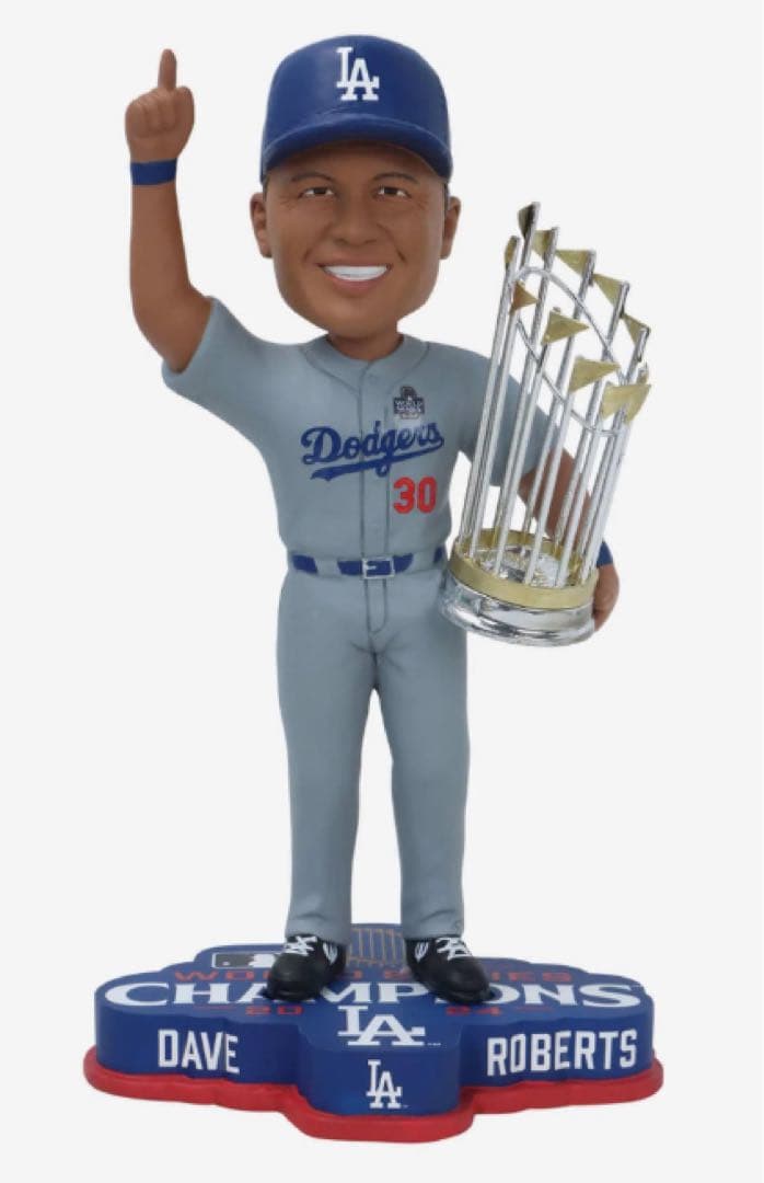 デーブ・ロバーツ監督　ワールドシリーズ優勝記念　ボブルヘッド　ドジャース