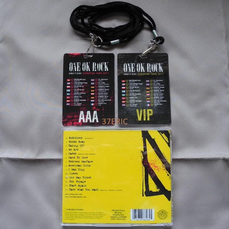 ONE OK ROCK ワンオクロック サイン入りCD Europeanパス