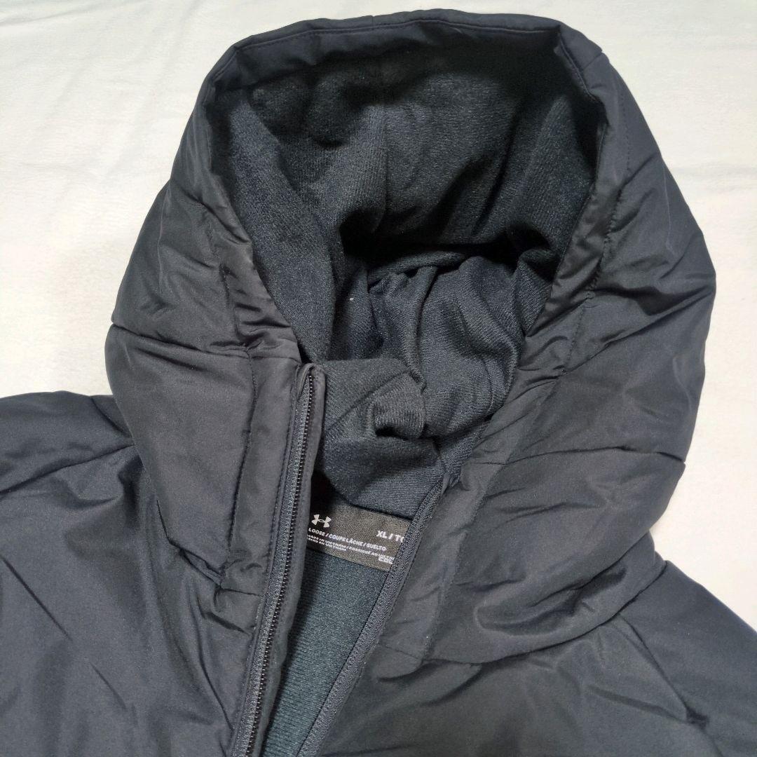 【大きいサイズ】アンダーアーマー ベンチコート スポーツ観戦 ブラック XL