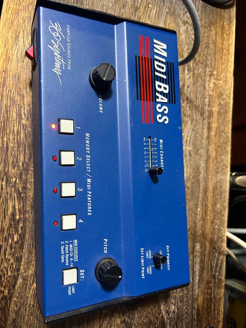 激レア！360 systems MIDI BASS ベース専用音源　12ビット