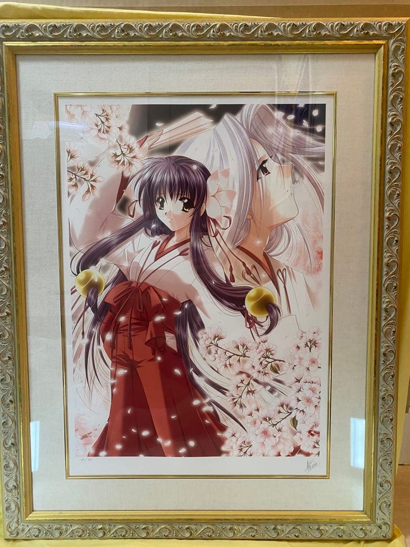 IZUMO　山本和枝　版画　猛き剣の閃記 ～舞～