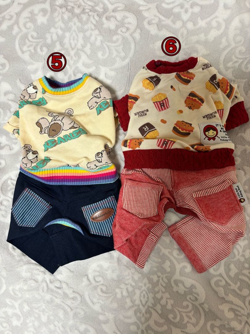 犬服♡ハンドメイド　SSサイズロンパース　セール