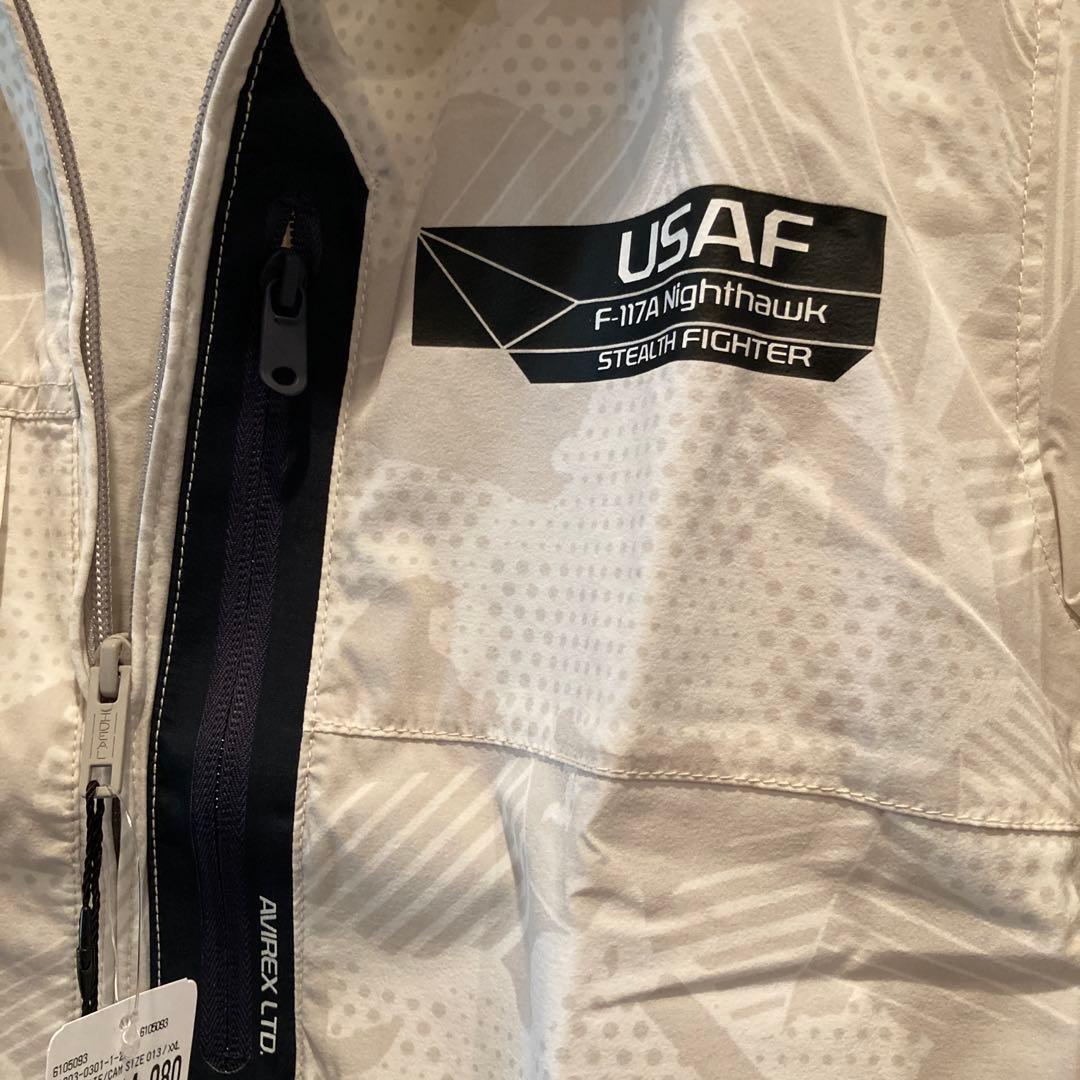 AVIREX 半袖シャツ 2XL ホワイト 迷彩新品未使用