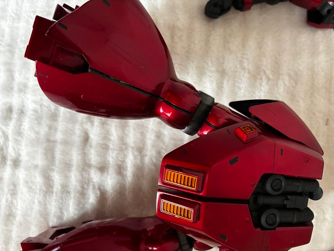 MG サザビー 塗装済み完成品 メタリックレッド 傷あり 本体のみ