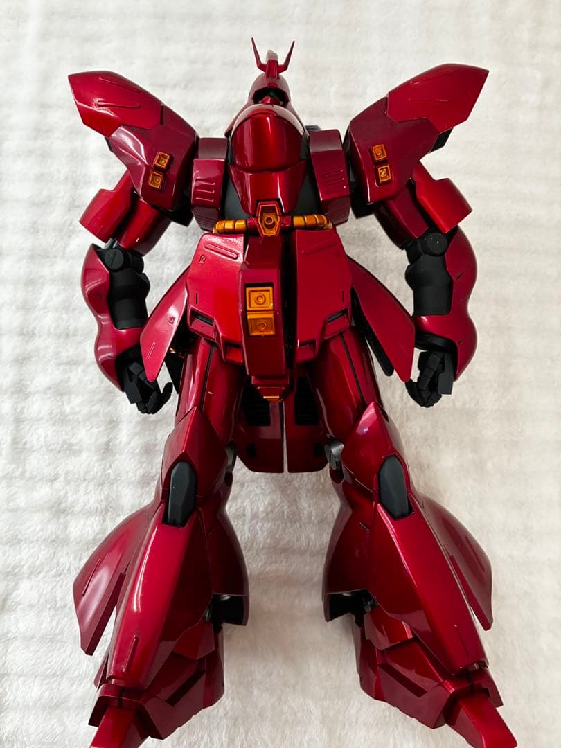 MG サザビー 塗装済み完成品 メタリックレッド 傷あり 本体のみ