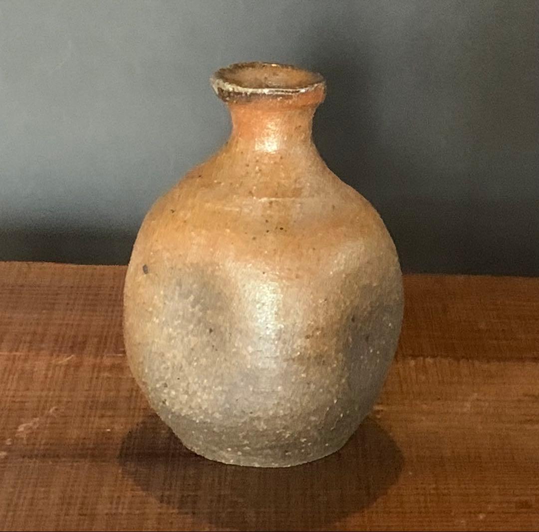 花入 花器  穴窯 薪窯   焼き締め フラワーベース