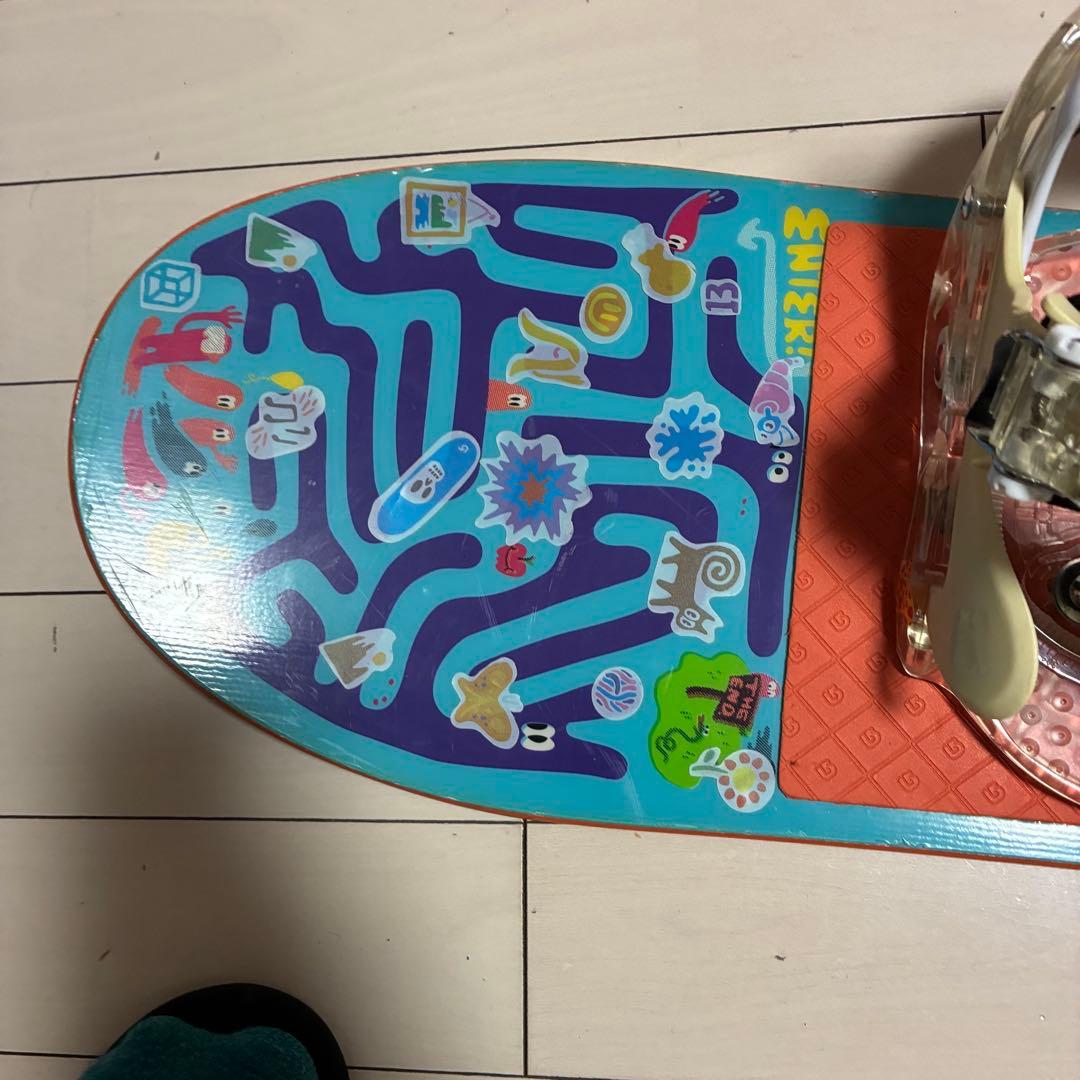 Burton スノーボード　ビンディング　セット　キッズ　100cm
