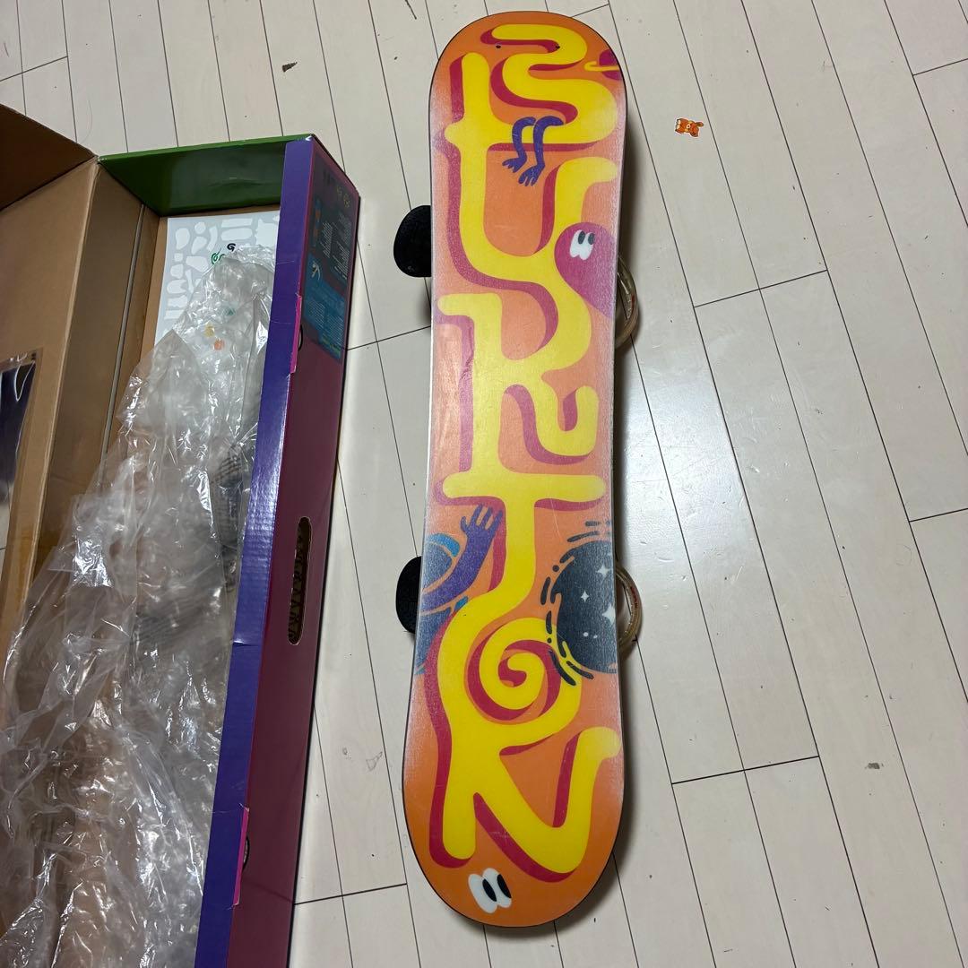 Burton スノーボード　ビンディング　セット　キッズ　100cm