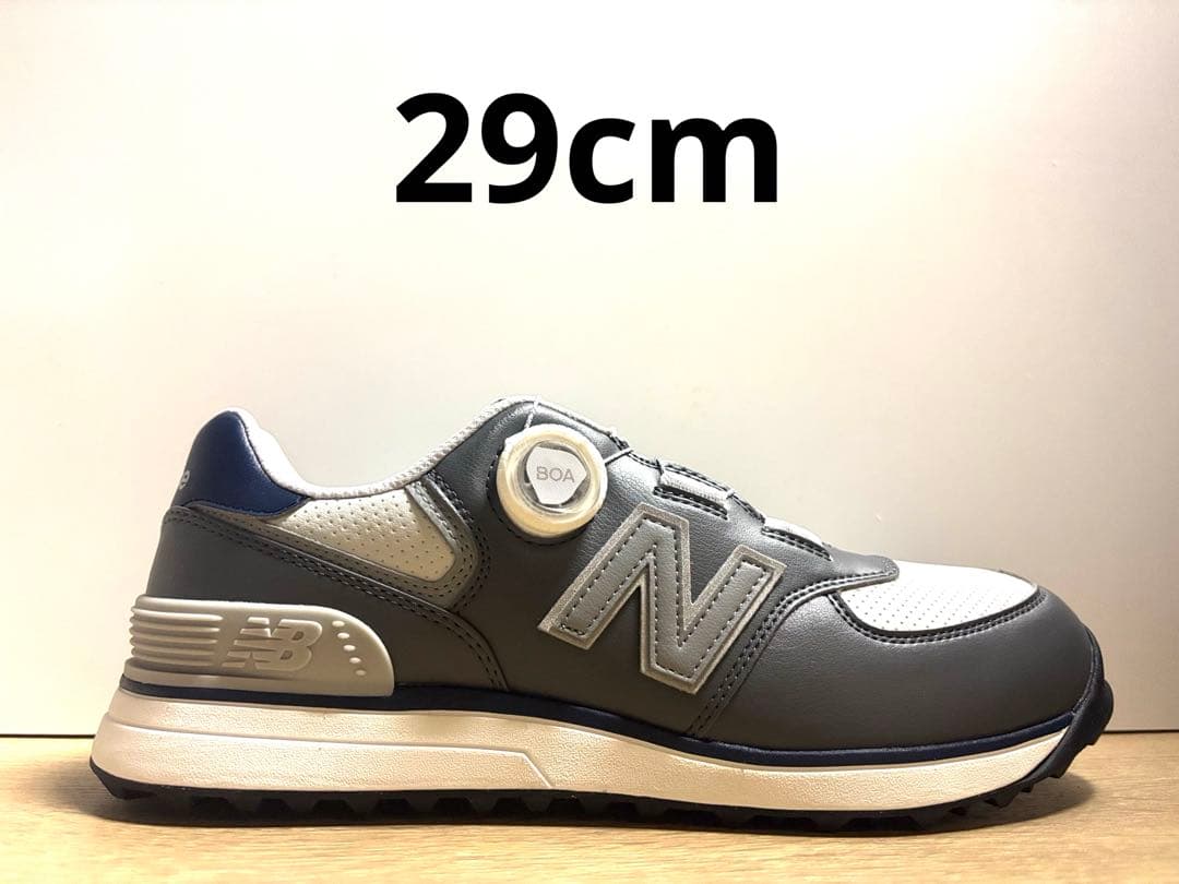 未使用 29cm 2E ニューバランスゴルフシューズUG574BJ4 グレー