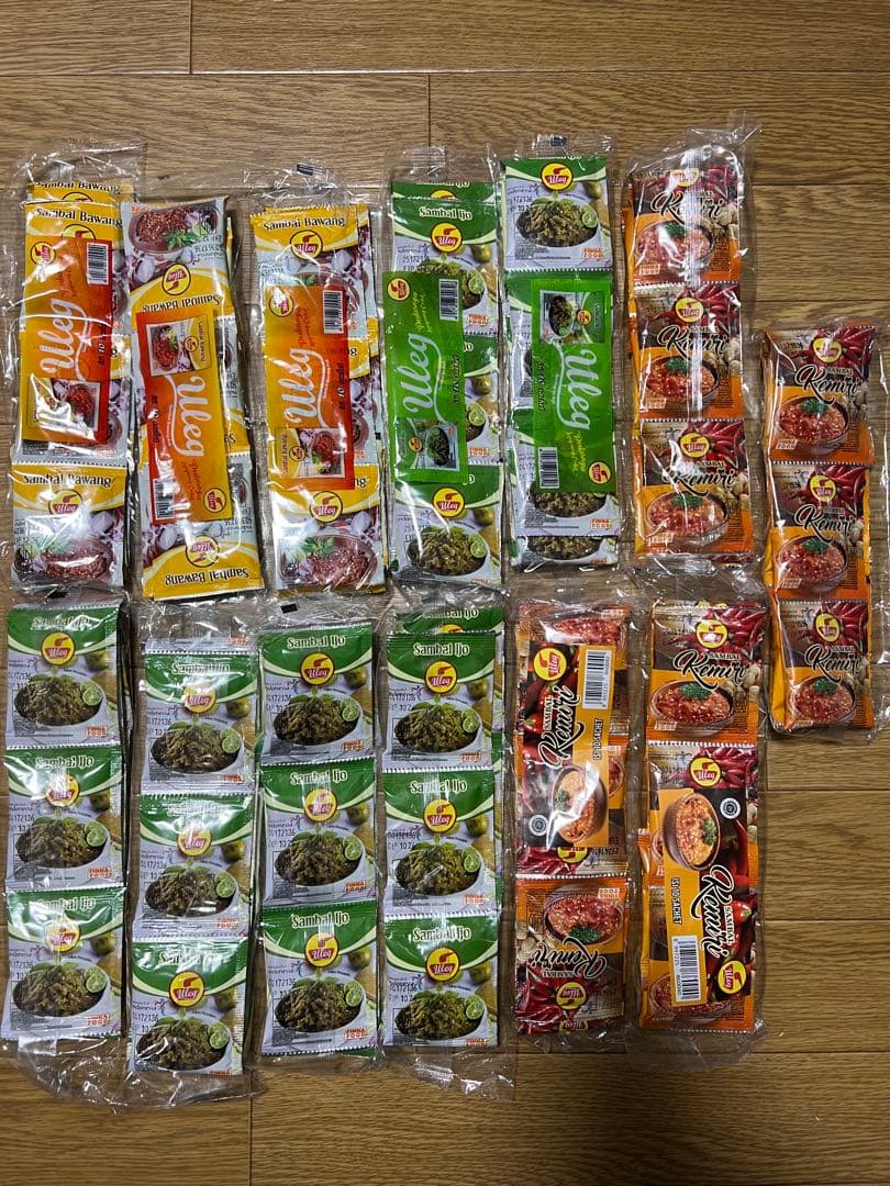 Tora専用 インドネシア チリ ULEG サンバル 840袋 (84セット)