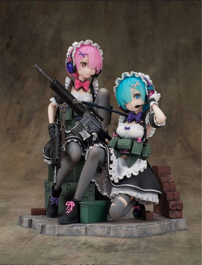 リゼロ ラムとレムミリタリーver.フィギュアセット